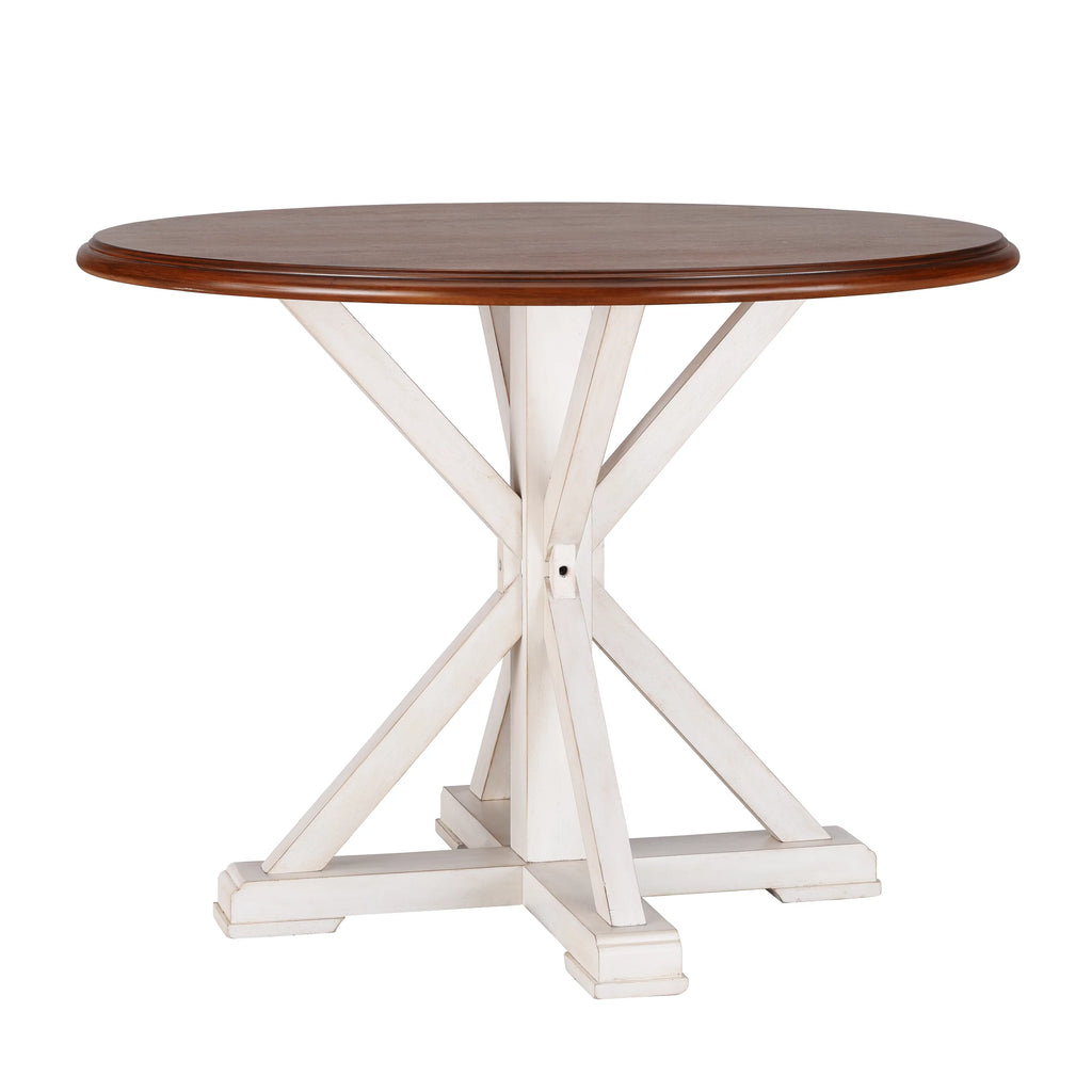 Antique White Farmhouse Dining Table X2384