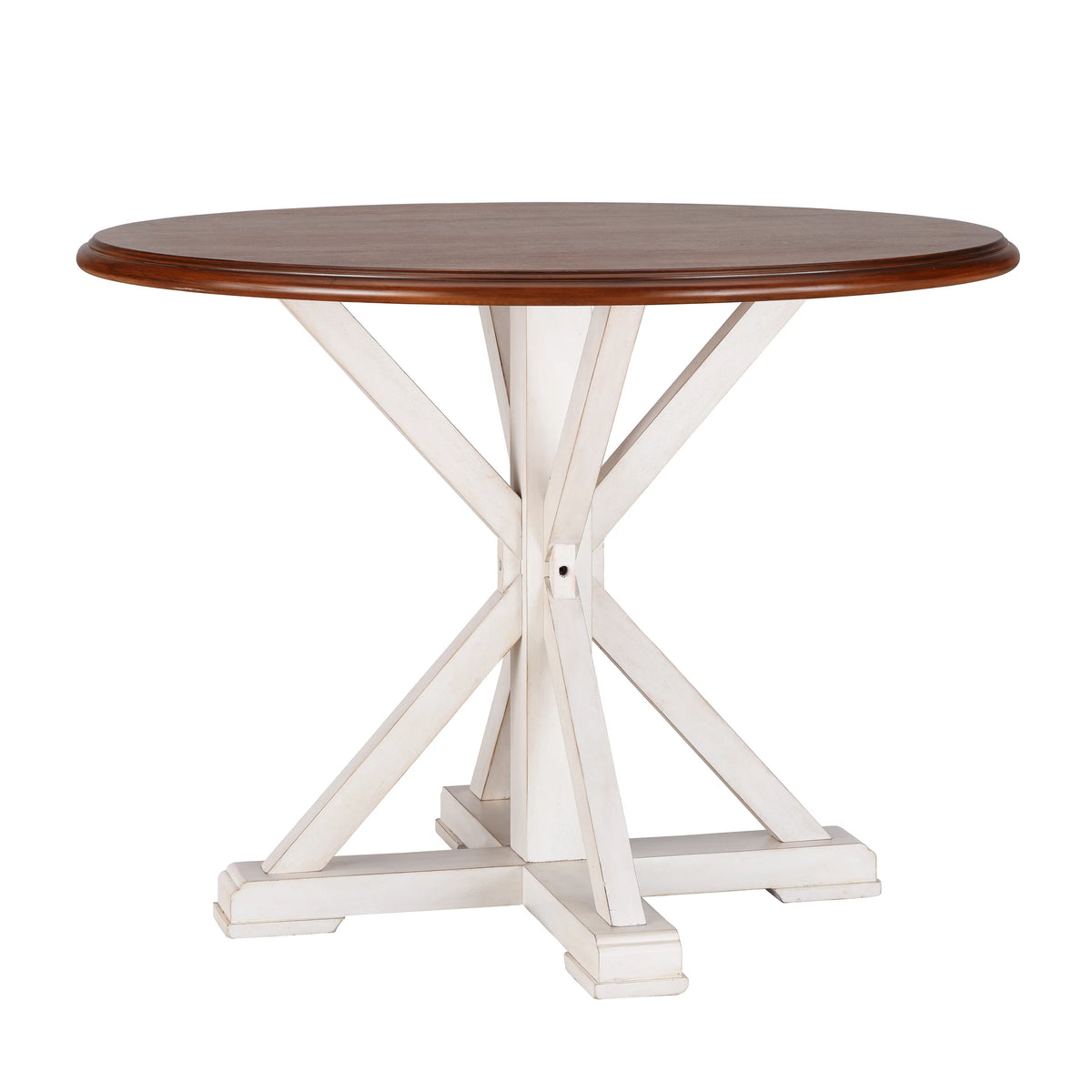 Antique White Farmhouse Dining Table X2384