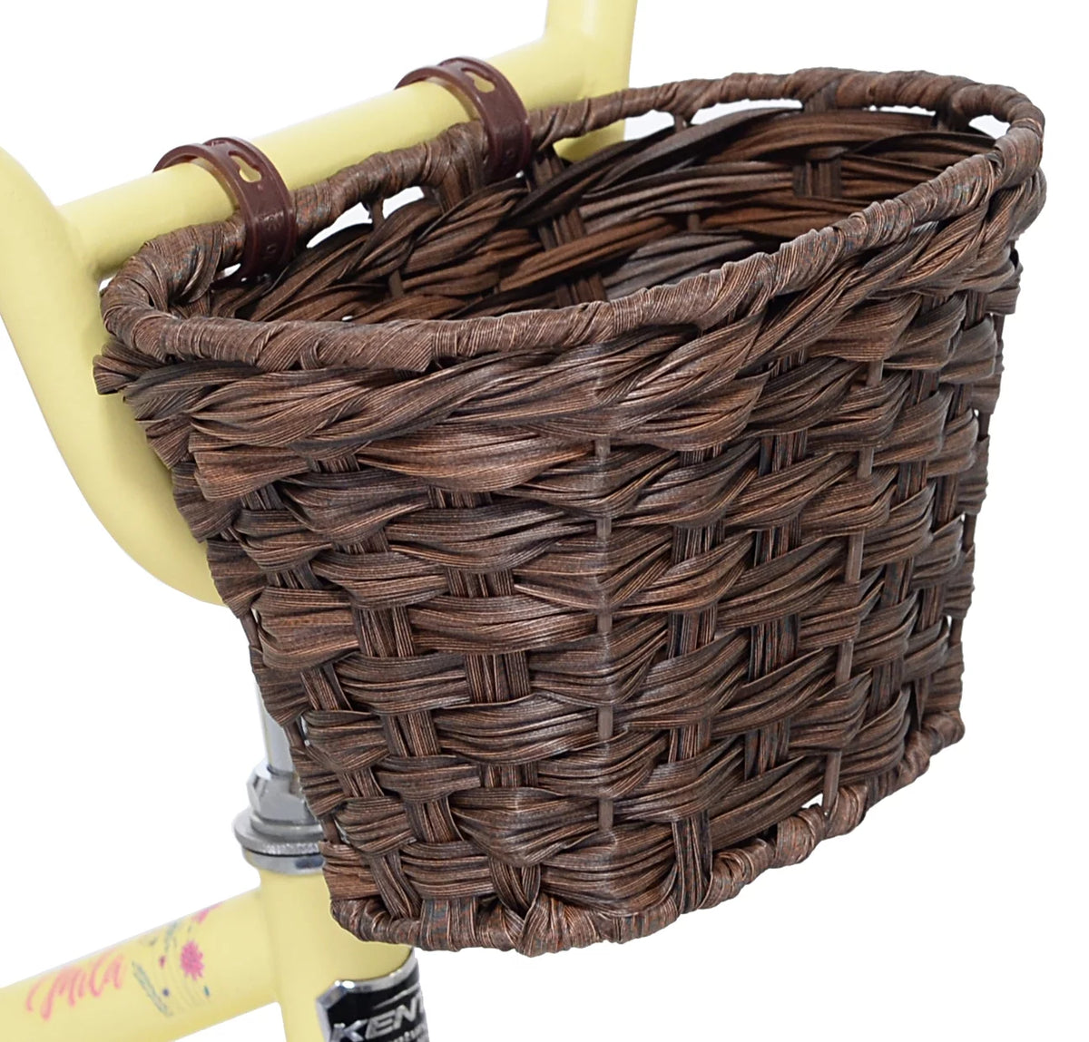 12 in. Pink Child Bicycle with Front Basket U8747