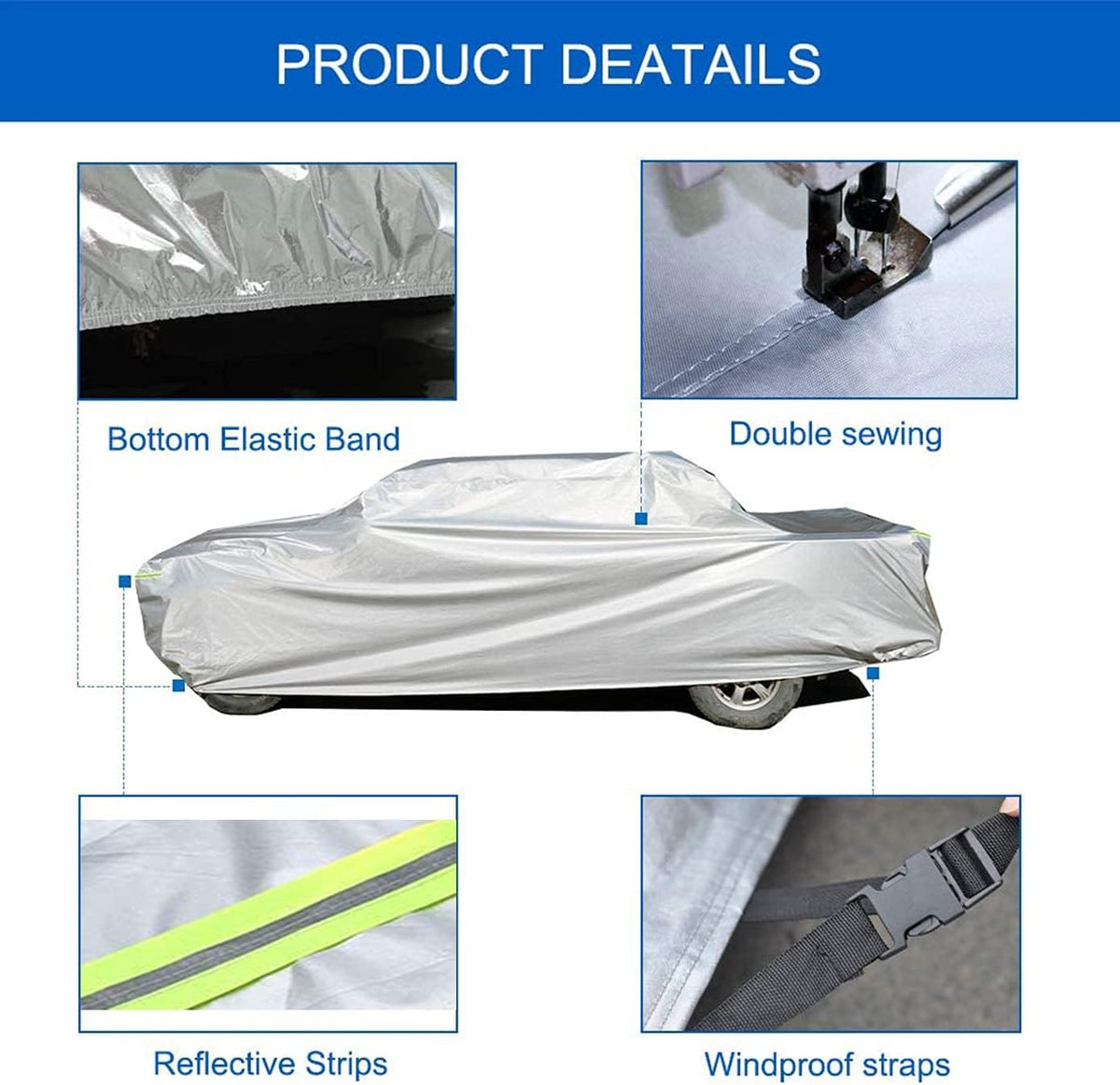 6 Layers Waterproof All Weather Car Cover S33803