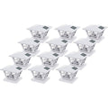 White 12 Pack Solar Post Cap Light with Base Adapter C990353
