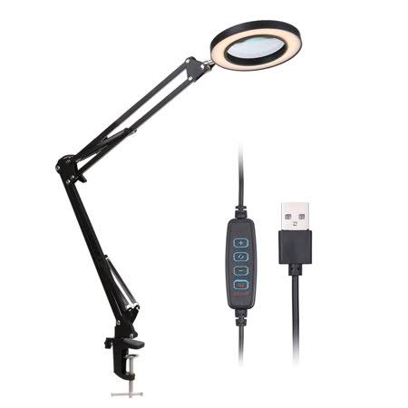 Magnifying Glass with LEDs 8x Magnification Adjustable Brightness J860