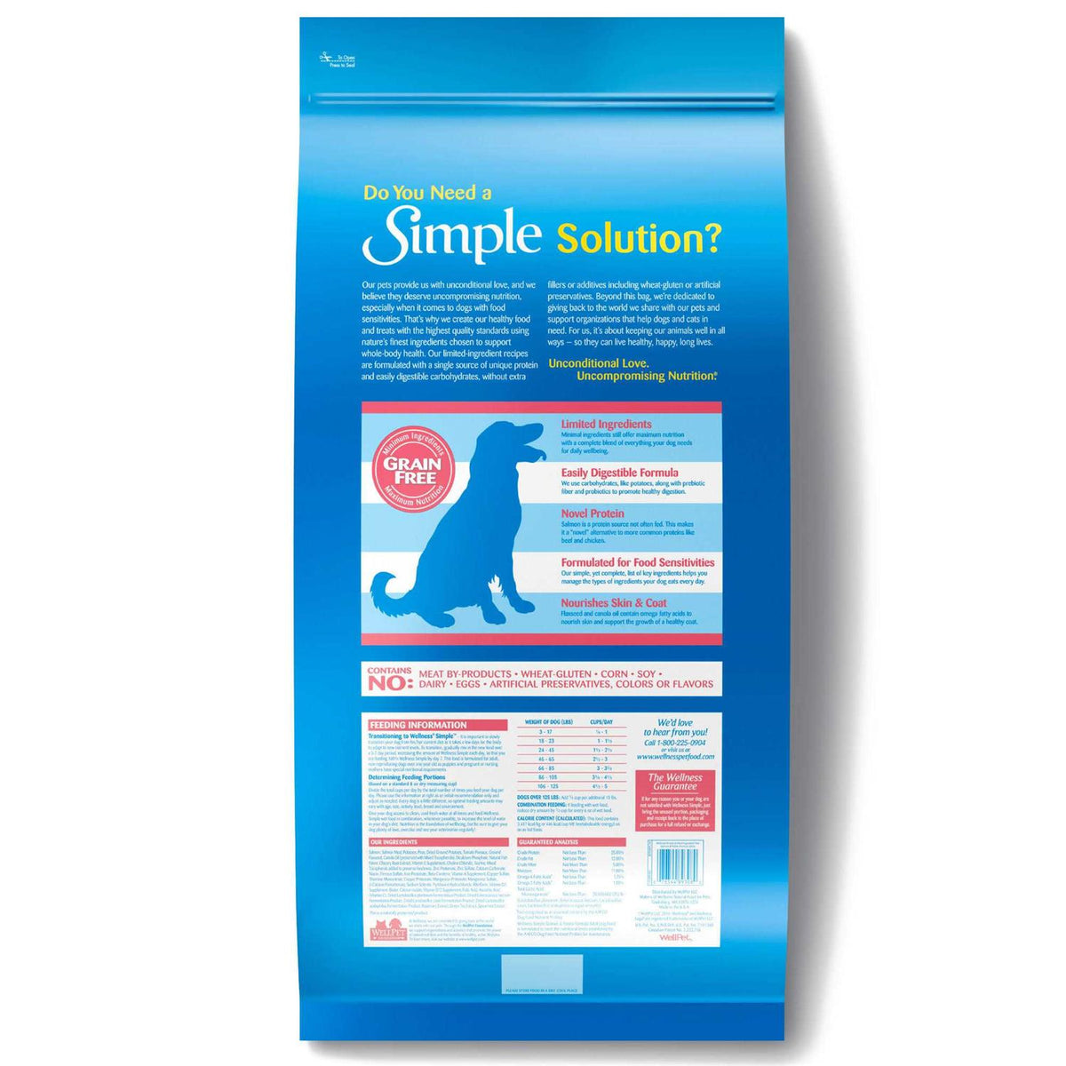 Grain Free Salmon & Potato Dry Dog Food D174