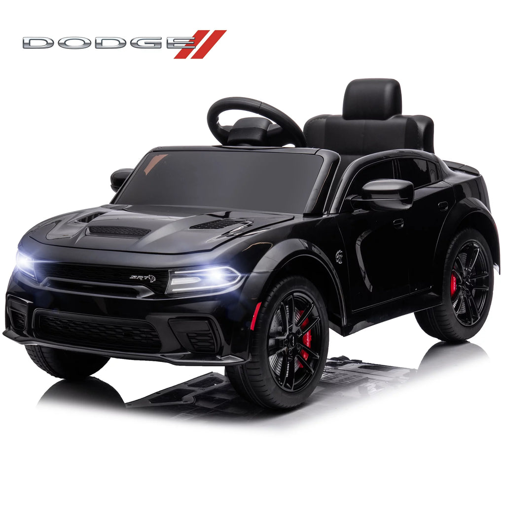 12V Battery Powered Ride On Car with Parent Remote Control, Black G450756