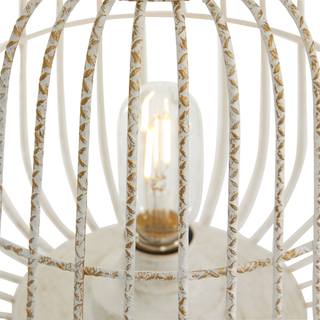 White Decorative Metal Lantern K6500
