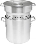 3 Piece 12 qt. Aluminum Pasta Cooker M458