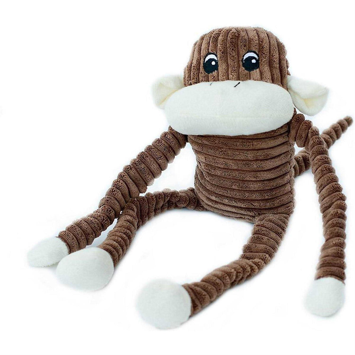 Crinkle Monkey Dog Toy T44030