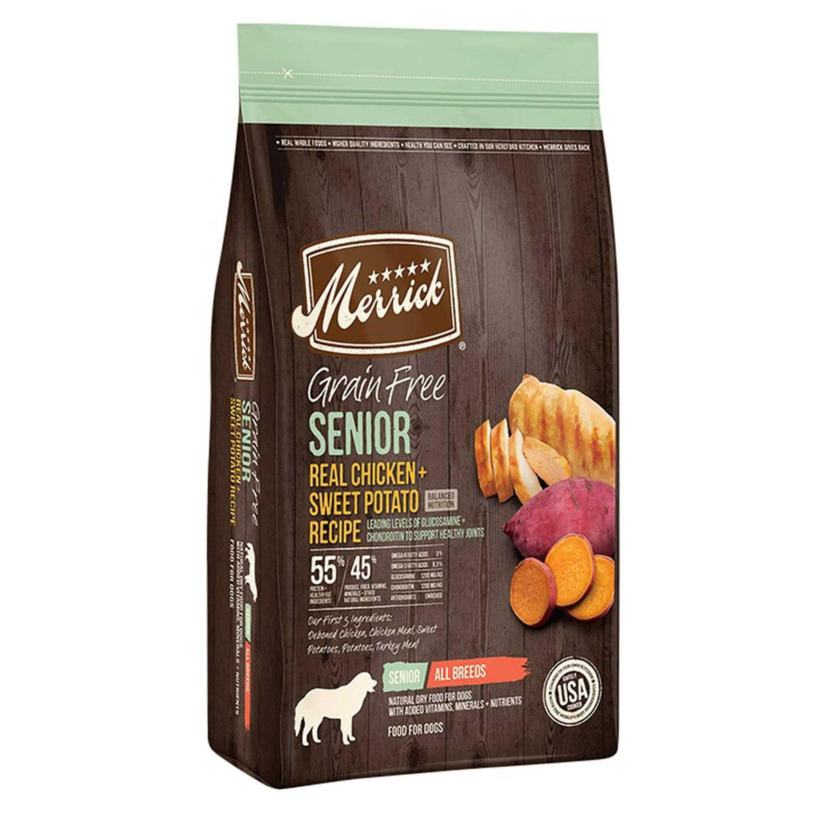 Grain Free Chicken Sweet Potato Recipe Senior Dry Dog Food L759