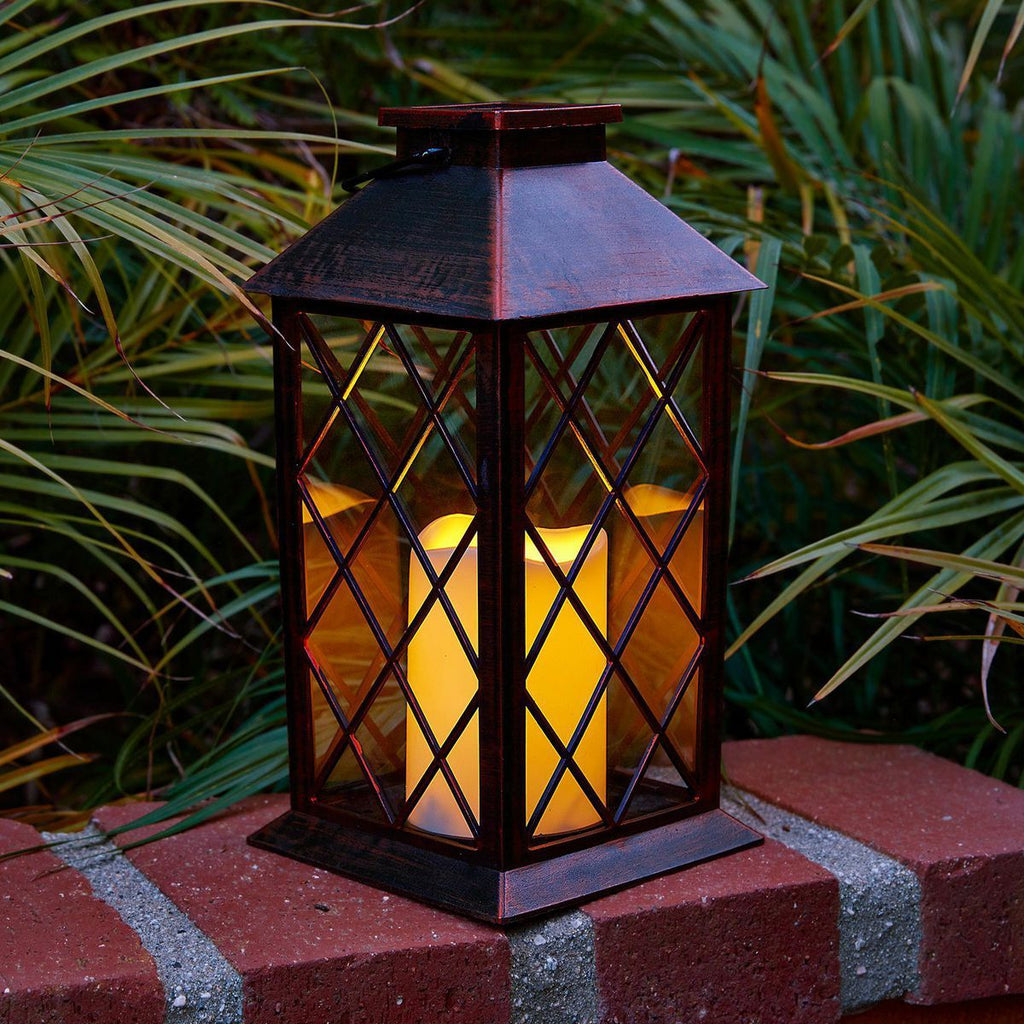 11 in. Solar LED Lantern H678336