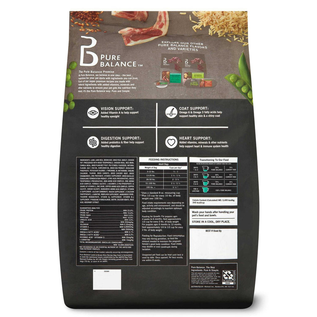 Lamb & Brown Rice Recipe Dry Dog Food O621