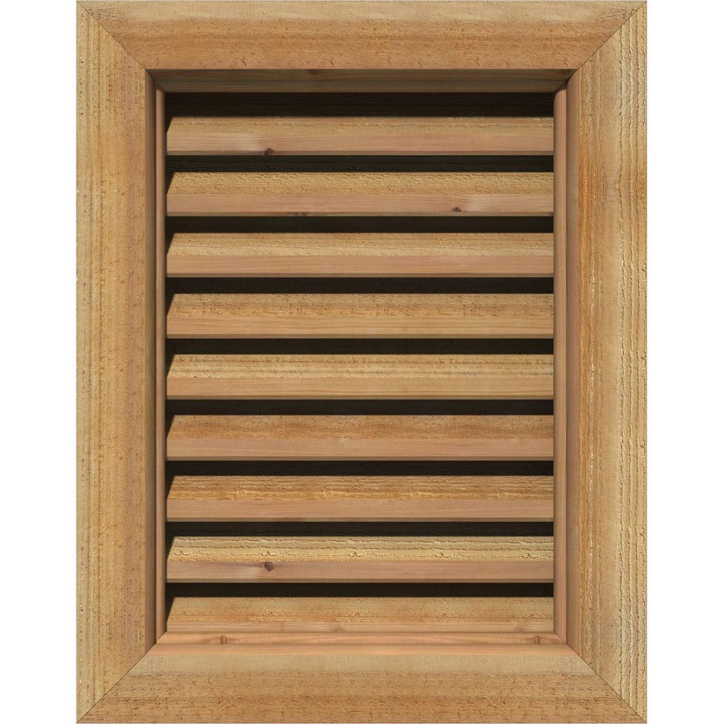 Unfinished Functional Rough Vertical Gable Vent G260