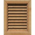 Unfinished Functional Rough Vertical Gable Vent G260