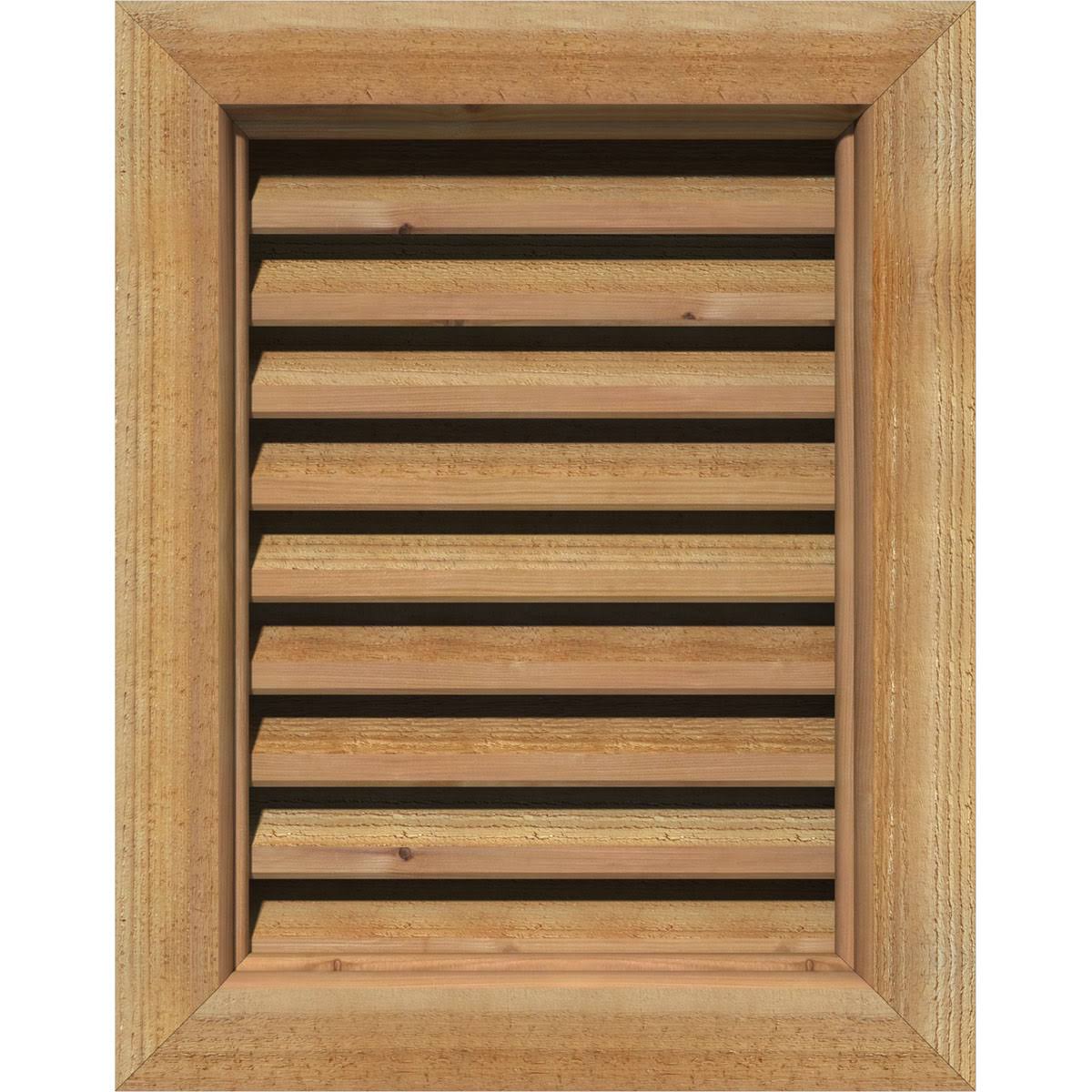 Unfinished Functional Rough Vertical Gable Vent G260