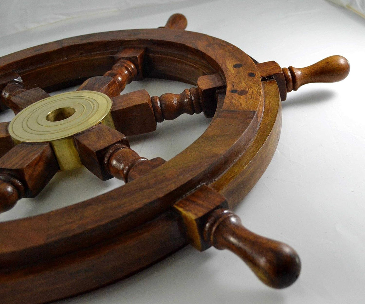 Wooden Ship Wheel 24 inch U48310