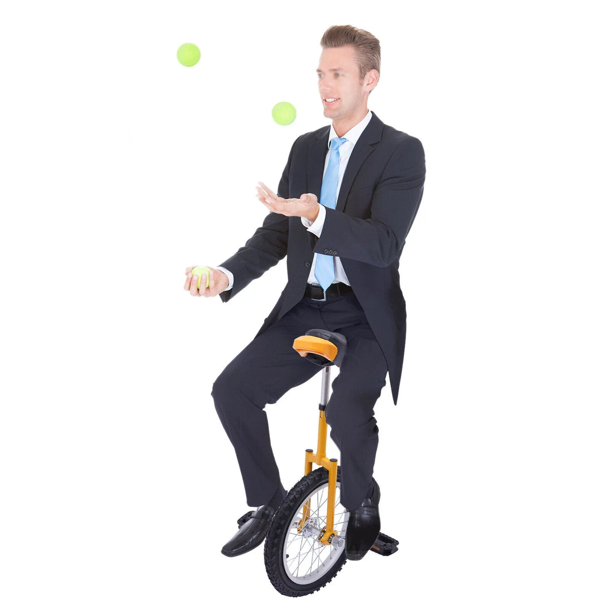 Blue Adjustable Balance Training Unicycle D567