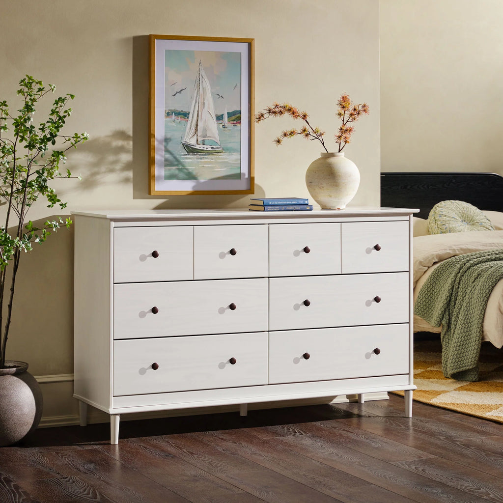 Walnut 6-Drawer Solid Wood Dresser G159976