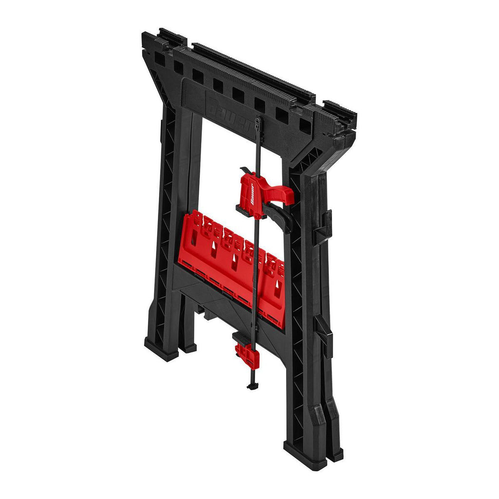 Polypropylene Folding Sawhorse with Bar Clamp X37628