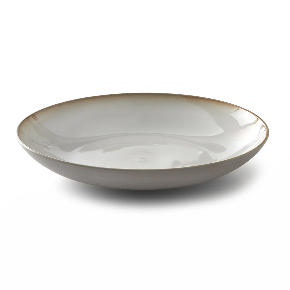 Stoneware Dish 40 cm Cream N72569