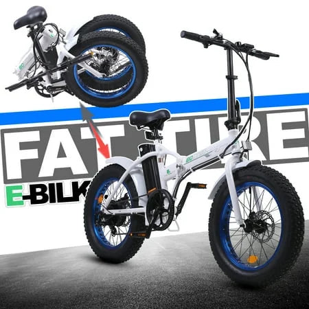 20 Fat Tire Folding Electric Bike 500W 36V S161