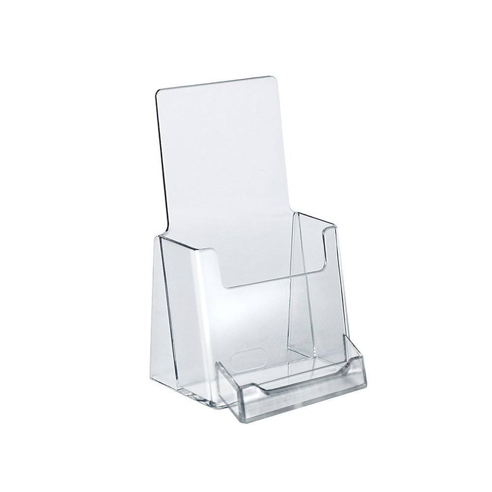 Counter Trifold Brochure Holder with Business Card Pocket, 50-Pack A2891
