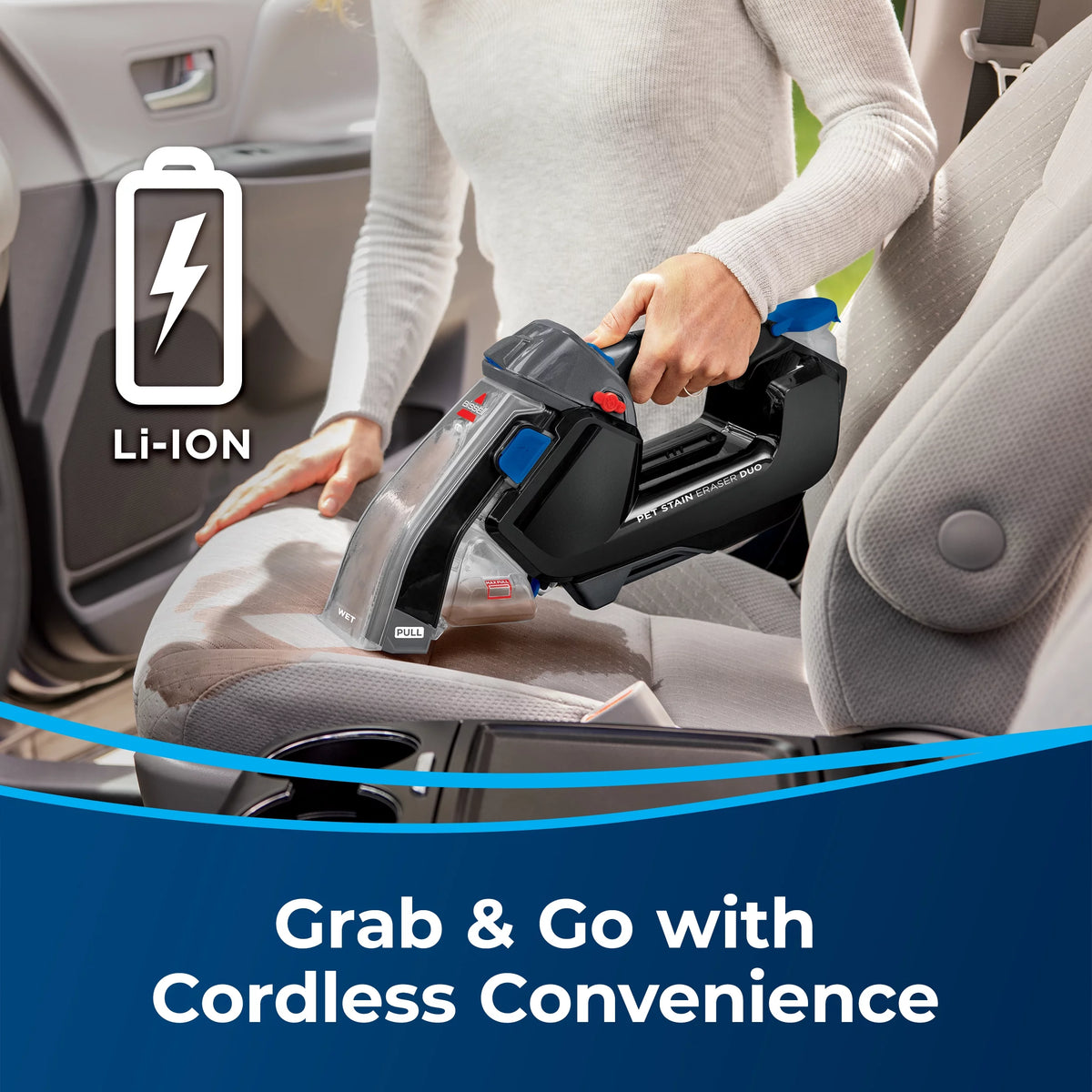 Cordless Portable Deep Cleaner and Hand Vacuum W7016
