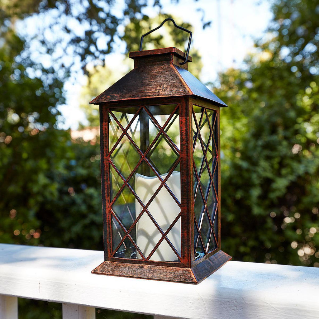 11 in. Solar LED Lantern H678336