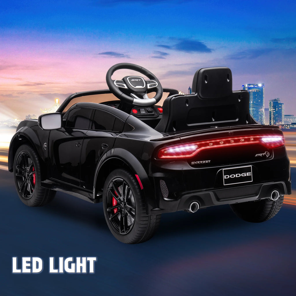12V Battery Powered Ride On Car with Parent Remote Control, Black G450756
