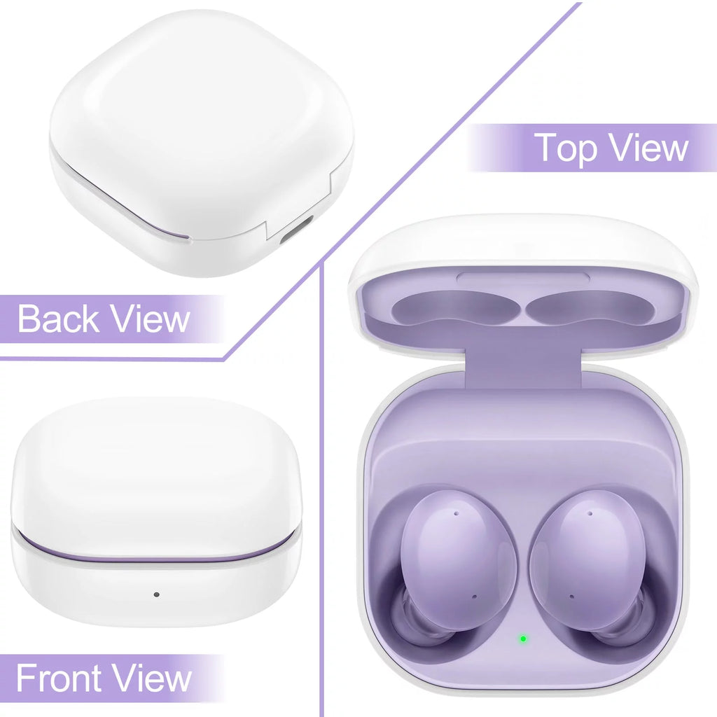 Purple Truly Wireless Bluetooth Headphones with Noise Isolation G268