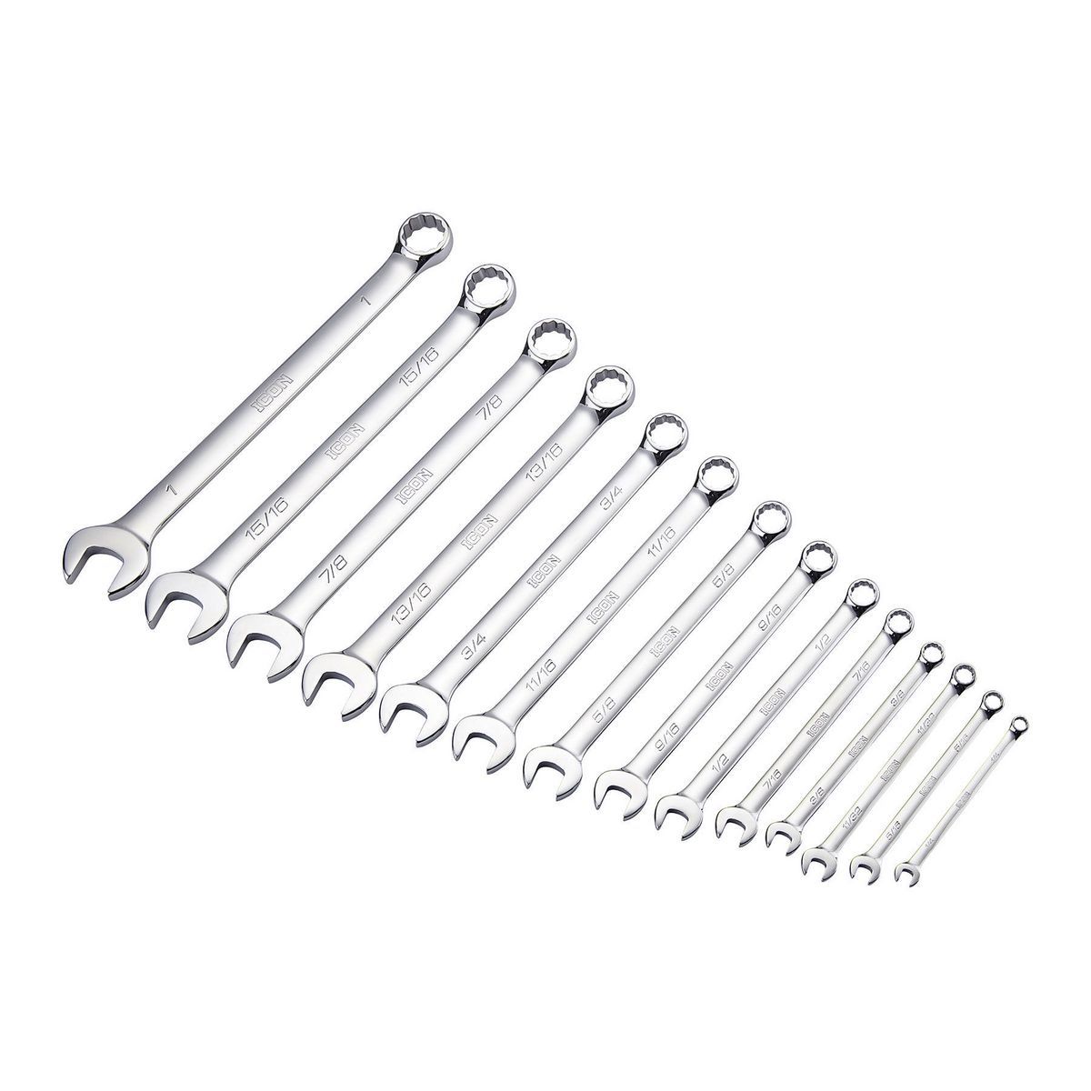 SAE Combination Wrench Set, 14 Piece X64133