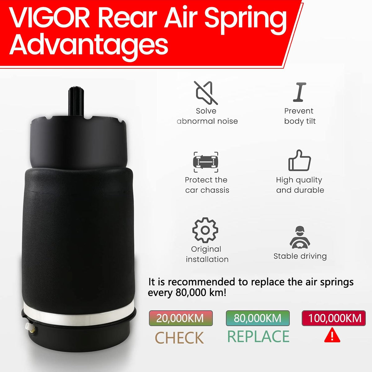 Rear Air Suspension Spring Bag U5870