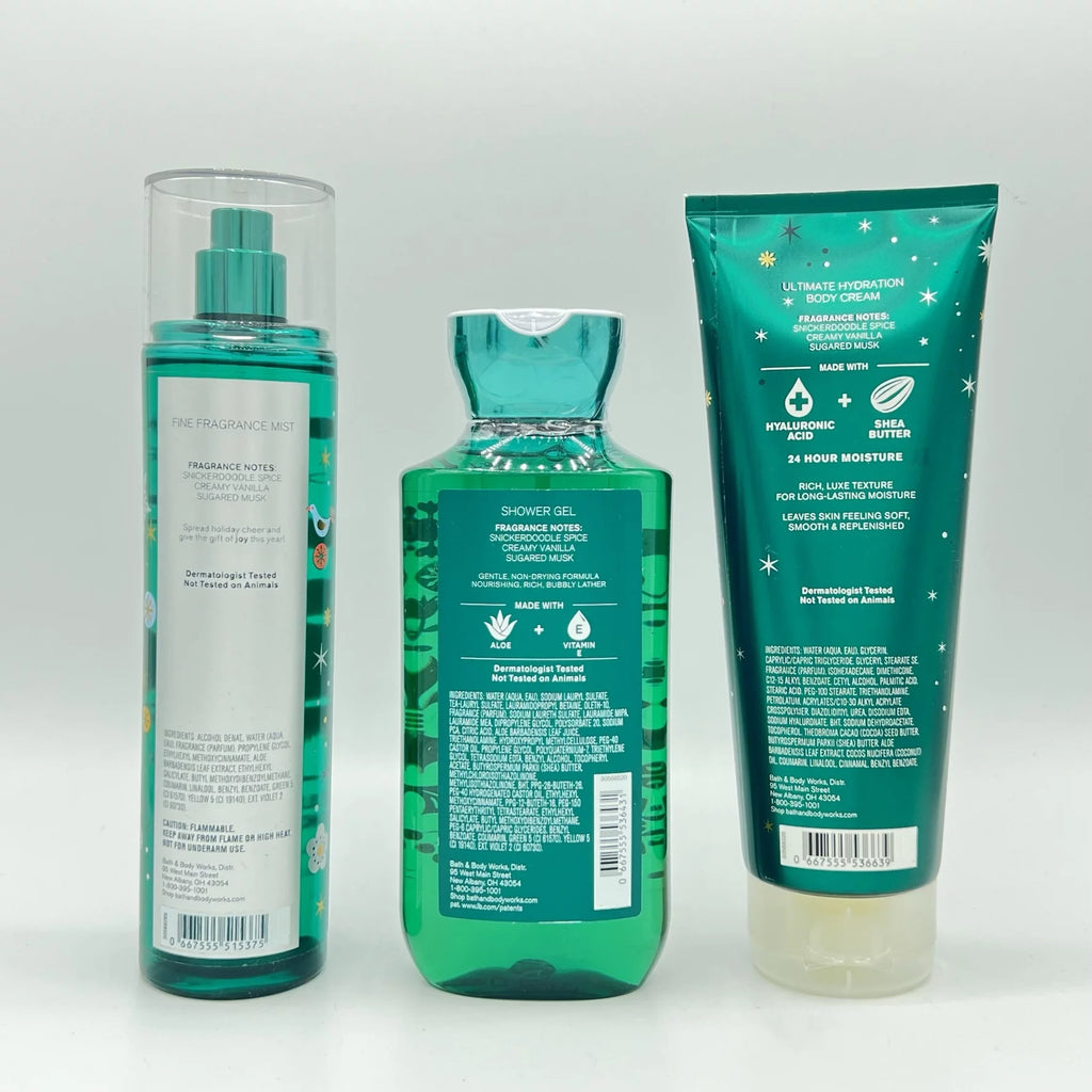 Fine Fragrance Mist, Shower Gel and Body Cream 3-Piece Bundle W45424