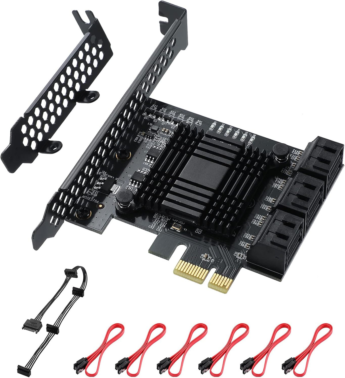 18 Port 6Gbps SATA 3.0 PCIE Card with SATA Cables E21527