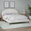 Queen Upholstered Platform Bed T387