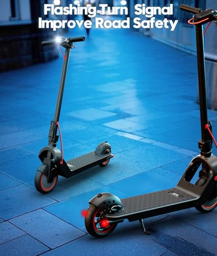 Electric Scooter, 350W/500W, 8.5" Tires, 21 Miles Range, 16/19Mph, Folding E-Scooter with Dual Braking, APP Control X5523