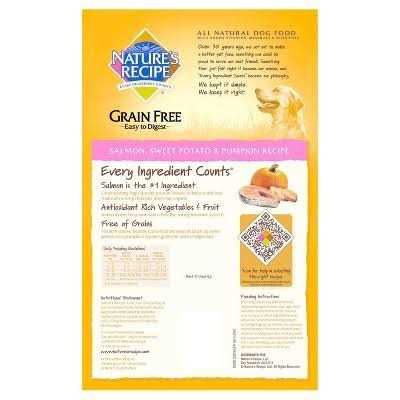 Grain Free Salmon Sweet Potato Pumpkin Dry Dog Food G87829