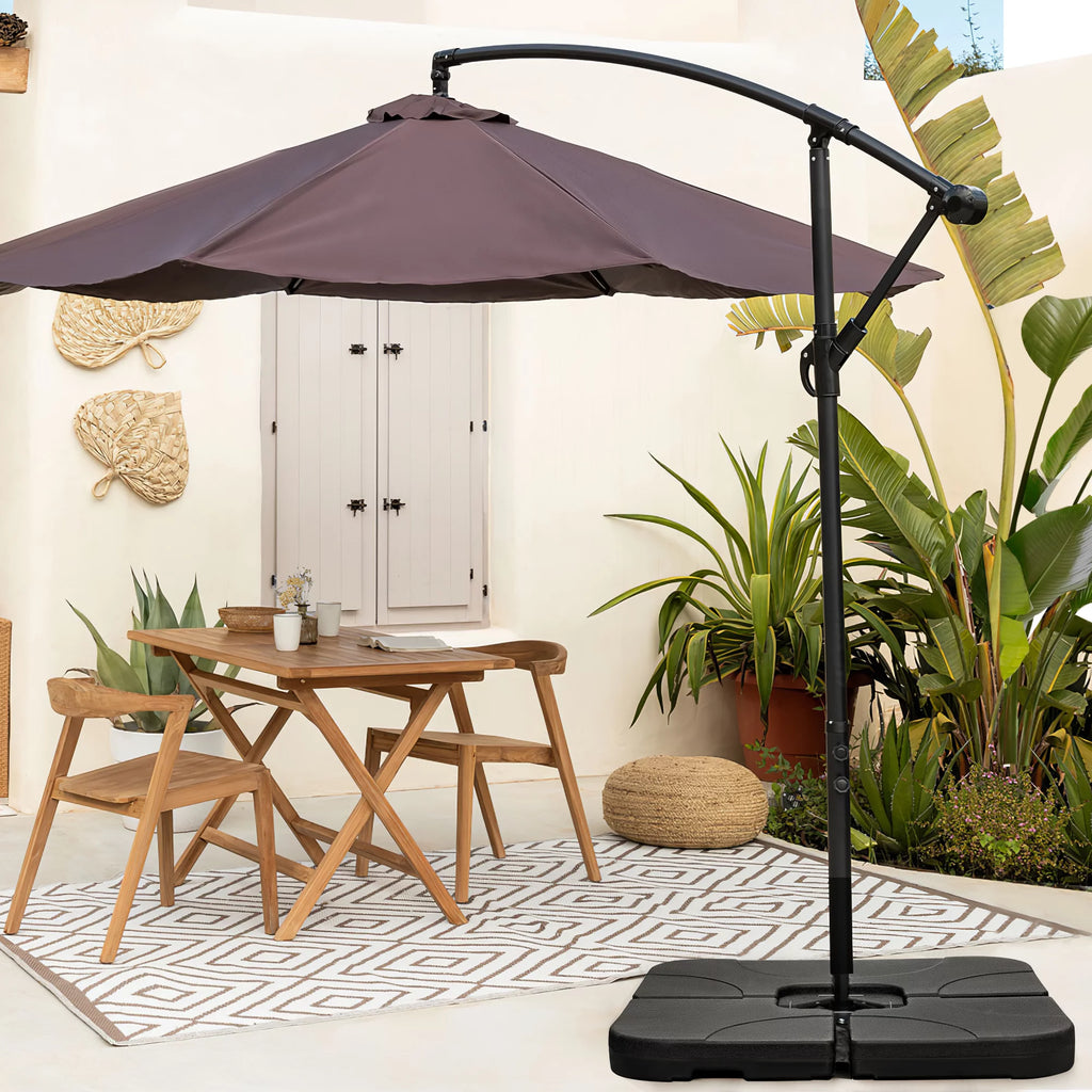 Square Shaped Water or Sand Filled Umbrella Base with U Locking L872