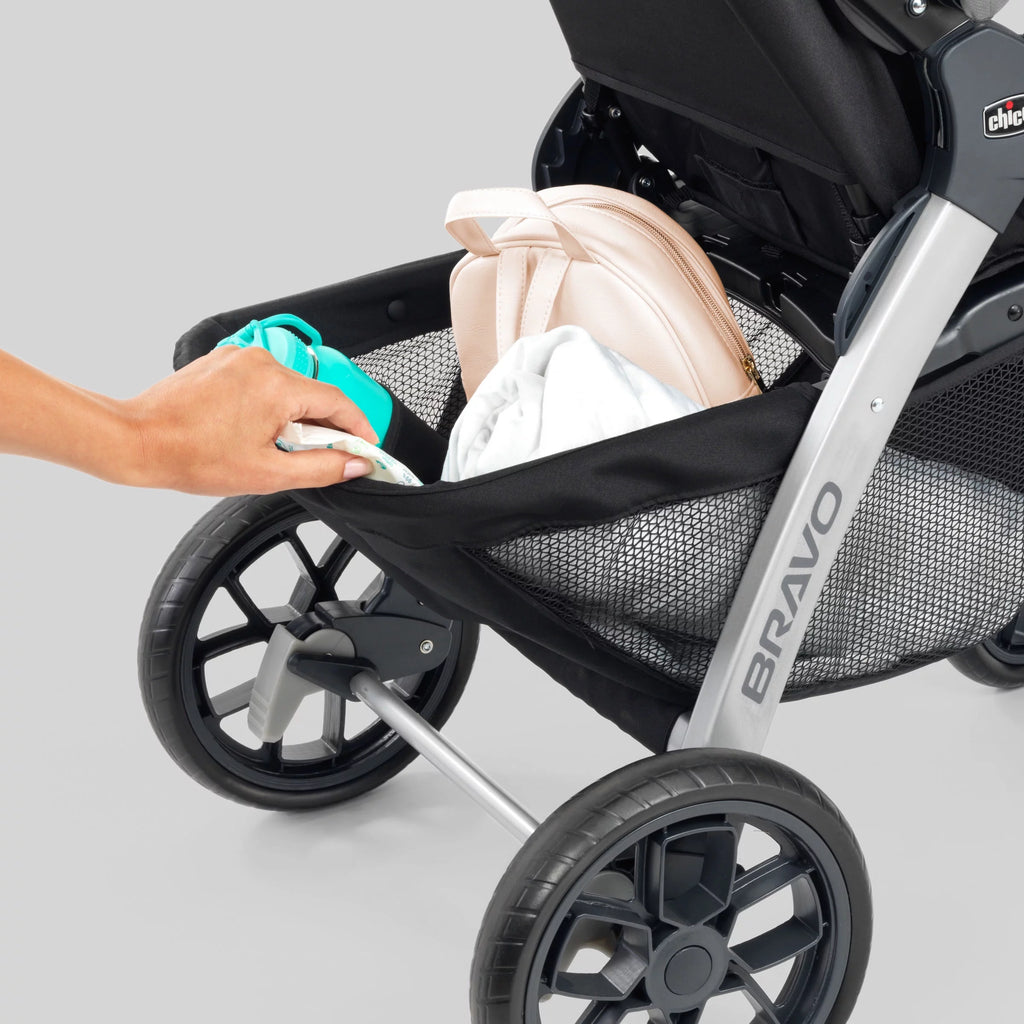 Grey Stroller with Infant Car Seat F454886