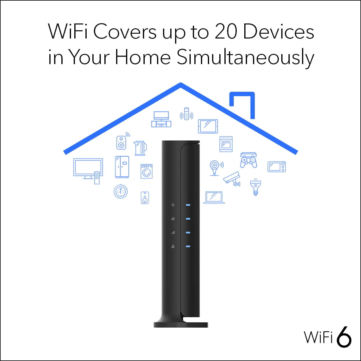 Dual-Band 4-Stream AX1600 WiFi 6 Router W690