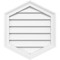 Vertical Peaked Surface Mount PVC Gable Vent T465