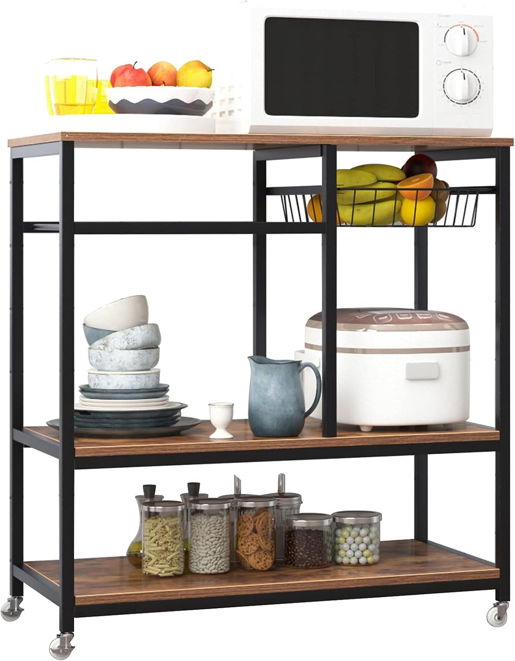 Kitchen Baker's Rack Rustic Brown X7279