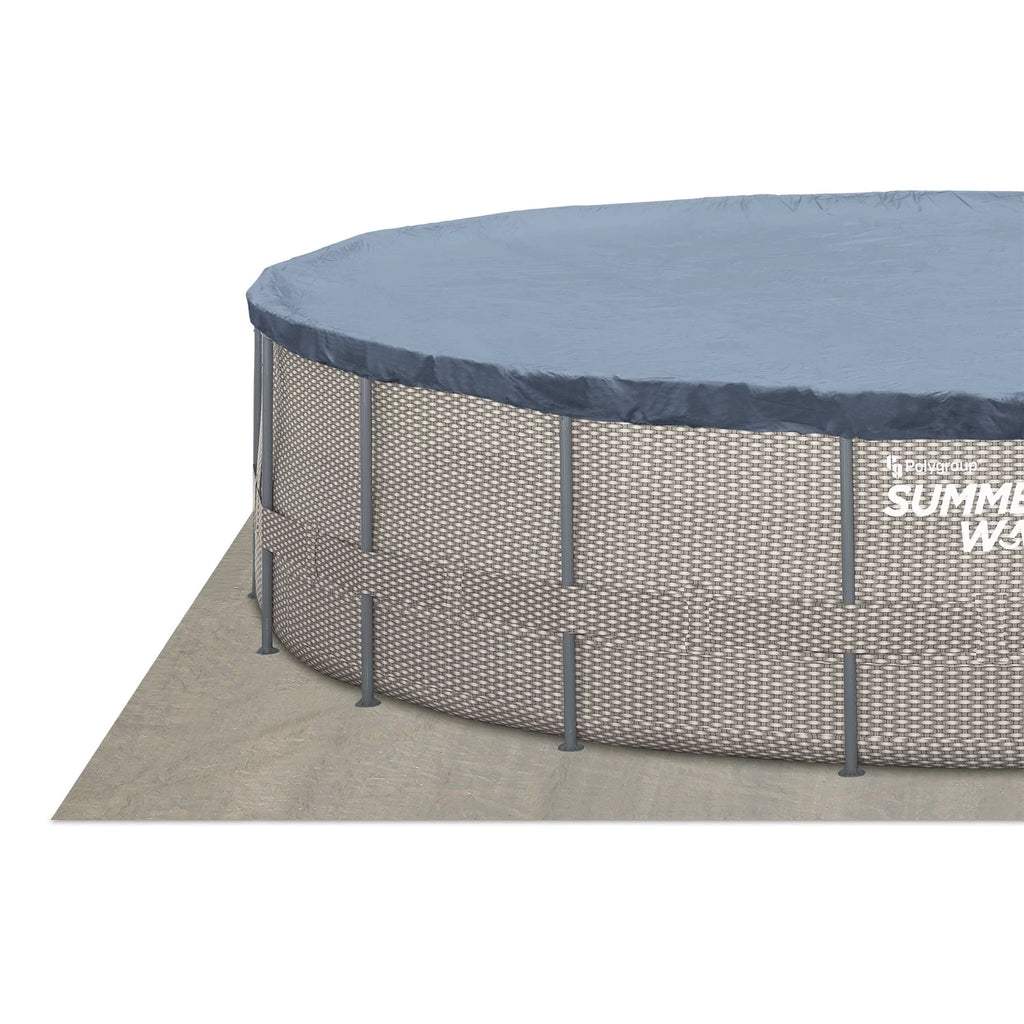 20 Ft x 48 In Above Ground Frame Swimming Pool Set with Pump O738