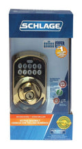 Bright Brass Steel Electronic Deadbolt R234