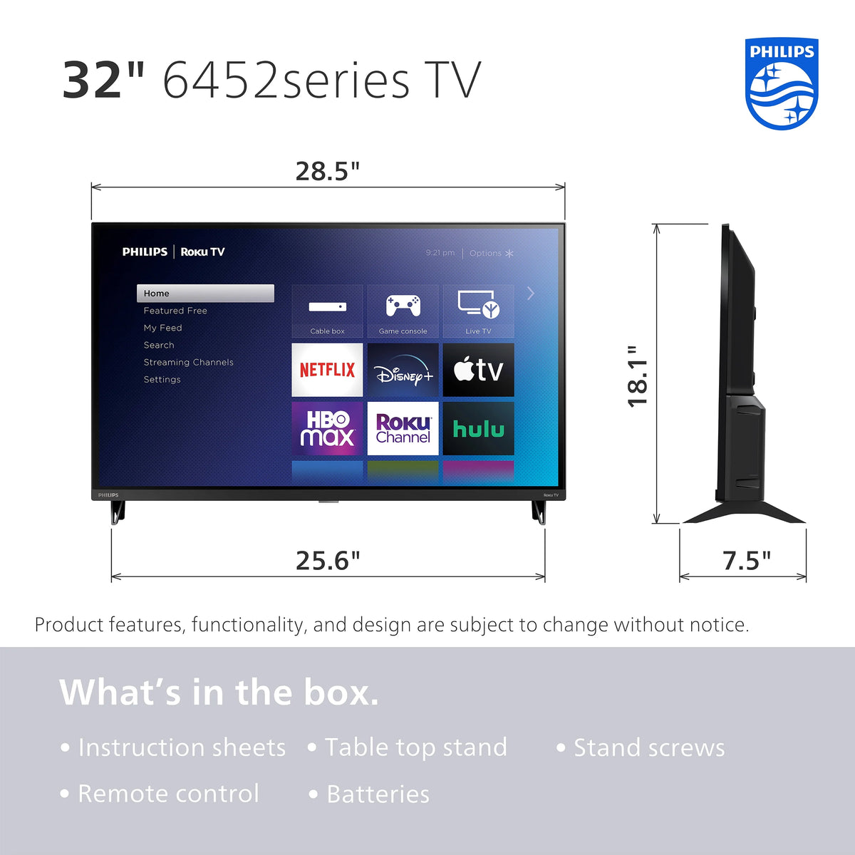 32 Class HD Smart LED TV A9245