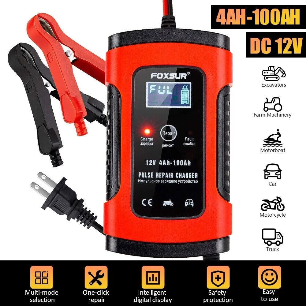 12V Automatic Battery Charger Maintainer G72015