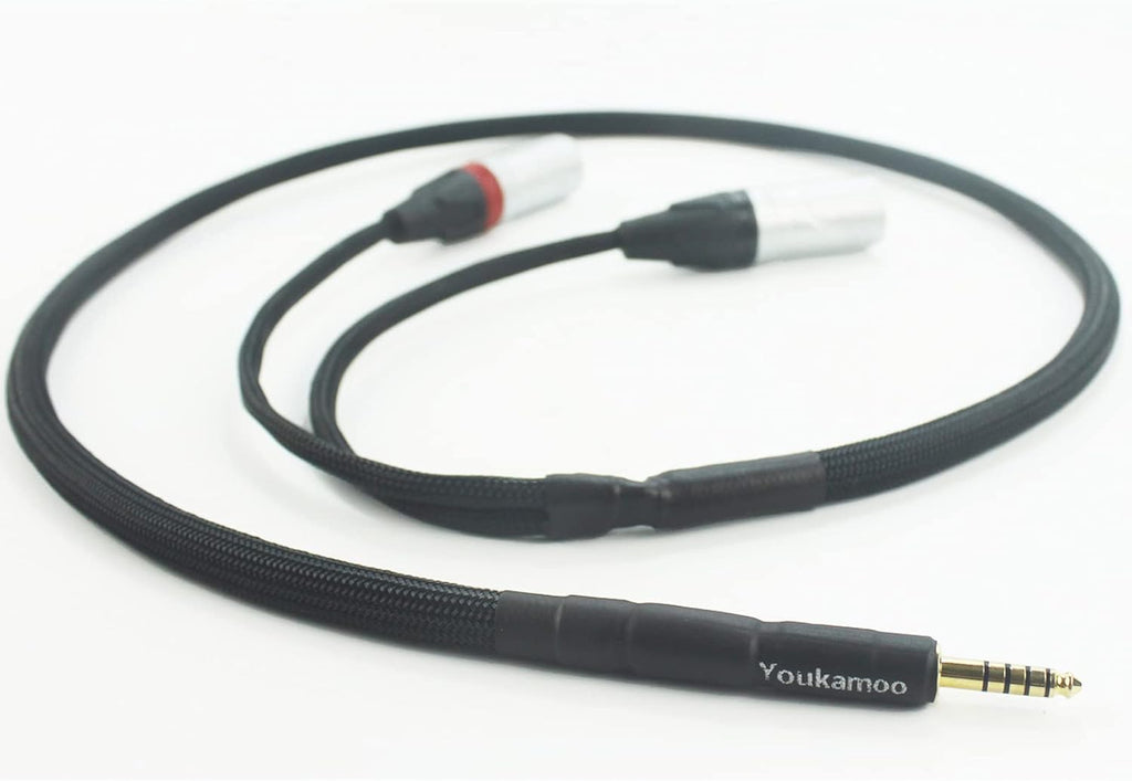 4.4mm to Dual XLR Male Balanced Audio Adapter Cable 5 FT P57285