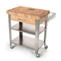 Butcher Block Kitchen Cart I65645