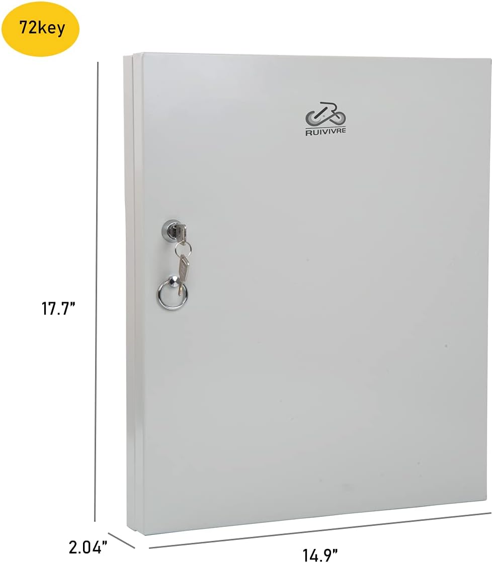 Wall Mount Key Organizer with Combo Lock 96 Key Z216