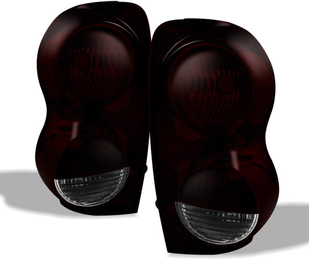 Red Smoke Tail Lights Brake Lamps Left+Right S95924