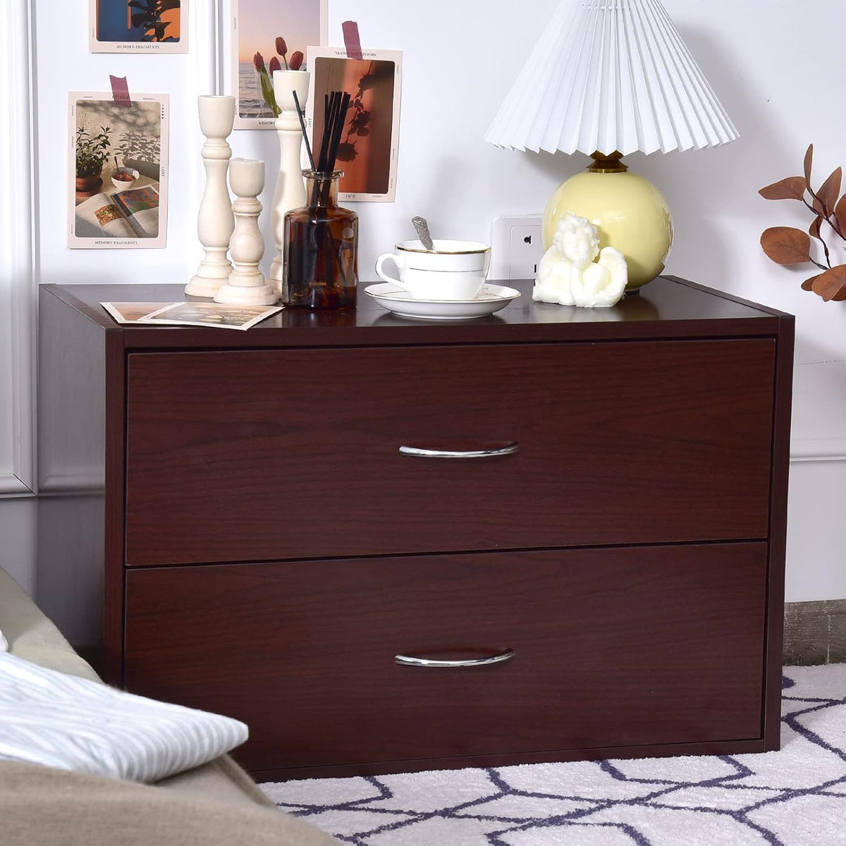 Brown 2 Drawer Dresser U55961