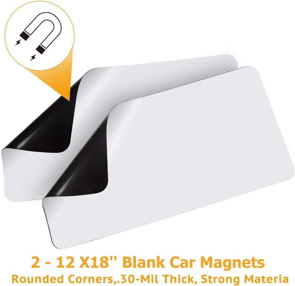 Magnetic Sign for Car 2 Pack W207149